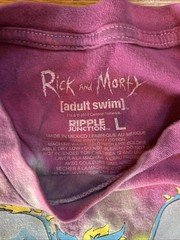 Rick And Morty Adult Swim Ripple Junction￼2019 T-shirt Size Large Tee Tie Dye