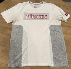 Nike Air Max Vintage T-Shirt Large L White non ducor duco Dri-Fit AirMax