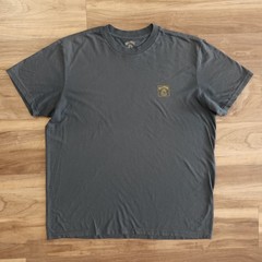 Burkard Studio Billabong Chest Logo Tshirt Mens Large UPF 50+ Blue Grey