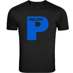 Powerstroke Small chest P Design T-Shirt Unisex Black Color Front & Back S – 5XL