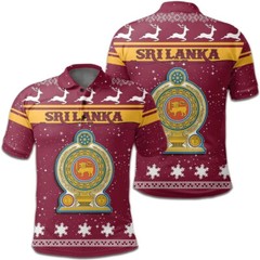 Mens Sri Lanka Polo T-Shirt Summer Souvenir Short Sleeve Tee Shirt Tops Pullover