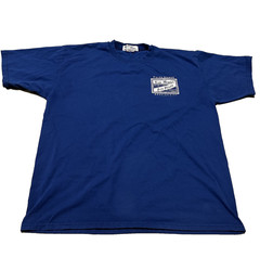 San Miguel Brewery, Double-Sided Graphic (BLUE) T-Shirt, Philippines (Pre-Owned)