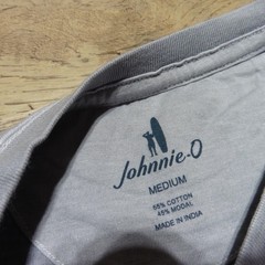 JOHNNIE O Mens M MEDIUM BRENNAN 2.0 T SHIRT STEEL GREY LONG SLEEVE GOLF