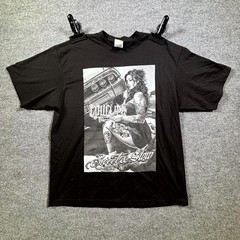 Shaka Wear Super Max Heavy T-Shirt Mens 2XL Black Lowlife Lowrider Car Graphic