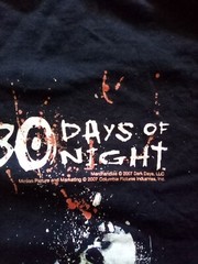vintage 30 Days of Night 2007 motion picture T-Shirt Size S
