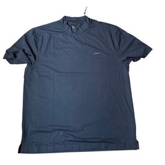 Greg Norman Mock Neck Shirt Mens Navy Blue Play Dry Golf Performance NWT SIZE XL