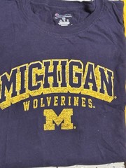 Lot Of 12 Nike University of Michigan Wolverines Shirts Made in USA + 4ball Cap