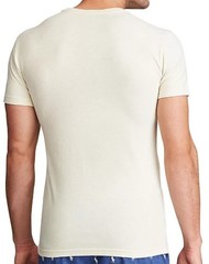 3 PACK POLO RALPH LAUREN STRETCH SLIM FIT COTTON GRAY BLACK CREW NECK T SHIRTS