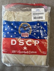 US Army Military Sand T-Shirts 100% Combed Cotton DSCP Desert Medium 3 Pack NEW