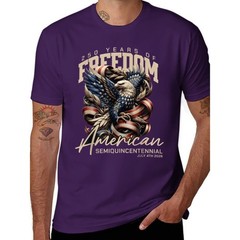 250 Years of American Freedom Eagle Patriotic T-Shirt