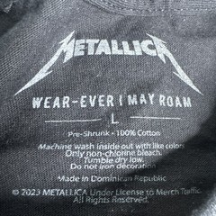 2023 Official Metallica Phoenix Shirt Sz L State Farm Stadium Arizona Tour AZ