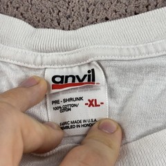 Vintage Anvil Shirt Mens XL White Sedona AZ Chillin Peppers Bite Me Graphic Tee