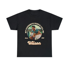 Customise Your Own Photo Unisex T-shirt – My Favourite People Call Me