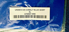 Apple Store Employee Blue SHORT SLEEVE Shirt SIZE XL w Embroidered apple NEW
