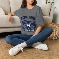 Scotland Soccer World Cup 2026 T-Shirt | Scottish Flag Football