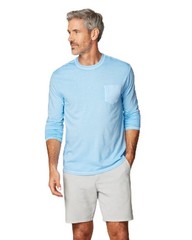 johnnie-O Brennan 2.0 Long Sleeve T-Shirt Mens Maliblu (7854008)