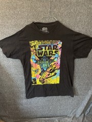 Star Wars “The Mighty Vader” Comic Book Theme Splatter T-Shirt Adult Size Large