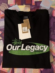 Stüssy x Our Legacy Swirl Tee Black • XL