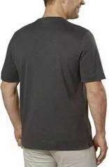 Kirkland Signature 100% Pima Cotton Slub Tee, Men’s Large, Gray, NEW