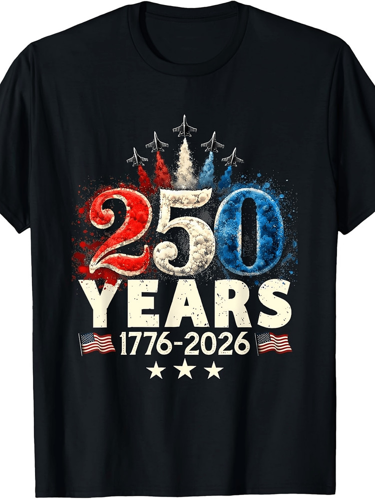 250 Years Of America: Celebrating The 250th Anniversary Of American T-Shirt