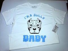 ChiefBrains Apparel Limited Edition Pitbull Bully Baby T Shirt Mens Cotton New