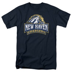 University of New Haven Adult T-Shirt Distressed Primary, Navy, S-5XL