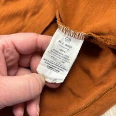 United by Blue Men’s L Burnt Orange Long Sleeve Henley Tee