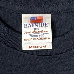 New Bayside America Navy T-Shirt Men’s Black Medium Directional Ship Midshipmen