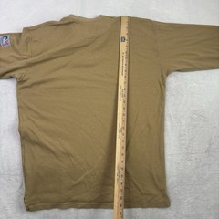 Tyndale FR Flame Resistant Tan Henley Long Sleeve Shirt Men’s XL