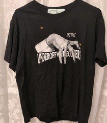 Off-White x Undercover Men’s Graphic Print Crewneck Cotton Tee M
