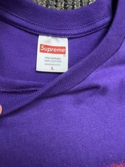 Supreme Ralph Steadman Box Logo Tee shirt Large purple