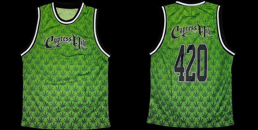 420 Cypress Hill AOP shirt basketball jersey Shirt All sizes S to 6XL BT2240
