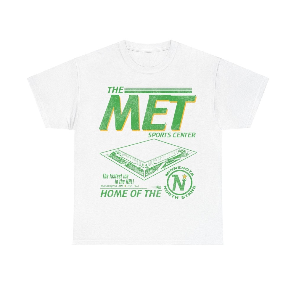The Met Arena Minnesota North Stars Hockey Team T-shirt