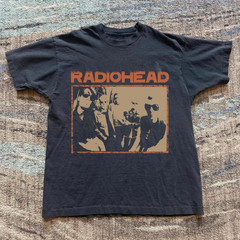 Rare Radiohead Band Shirt, Heavy Cotton T-shirt S-5XL