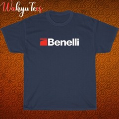 New Benelli Shotgun Logo Black/Grey/Navy/White Size S-5XL Unisex T-Shirt