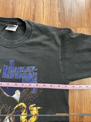 Vintage Black Harley Davidson Eagle Ann Arbor Shirt Men’s Small