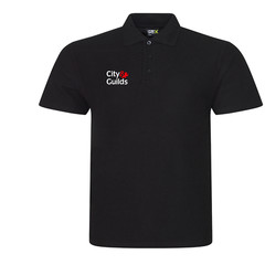 City & Guilds Polo shirt customised embroidered with company name or any text