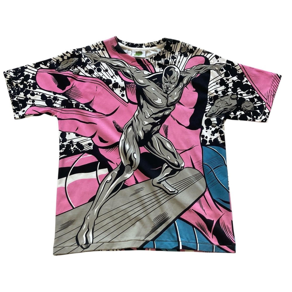 Silver Surfer VS Galactus Chronic Images Sold Out AOP Mega Print LARGE T SHIRT