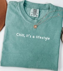 Chill Lifestyle Comfort Tee Relaxed Fit Soft Cotton Shirt