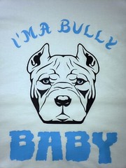 ChiefBrains Apparel Limited Edition Pitbull Bully Baby T Shirt Mens Cotton New