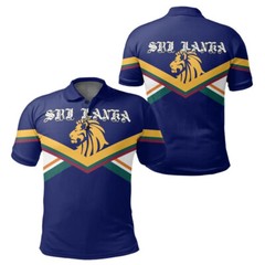 Mens Sri Lanka Polo T-Shirt Summer Souvenir Short Sleeve Tee Shirt Tops Pullover