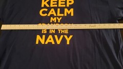 Keep Calm My Grandson Is In The Navy T Shirt 2xl