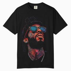 Neon Urban Streetwear Graphic Tee, Comfort Colors T Shirt, Unisex Streetwear Tee