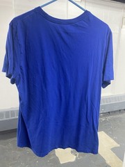 Nike The Nike Tee Men’s Blue/White Graphic Logo Crew Neck Short Sleeve T-Shirt L