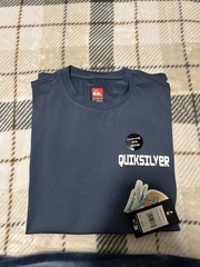 Quiksilver Navy UPF50 Quick Dry Tee-shirt Graphic tee NWT Size S MSRP$60