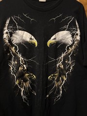Vintage Y2K Bald Eagle Shirt
