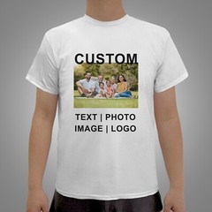 Custom Tee Personalized T Shirt Print Your Logo Photo Text Custom Made Shirt Tee