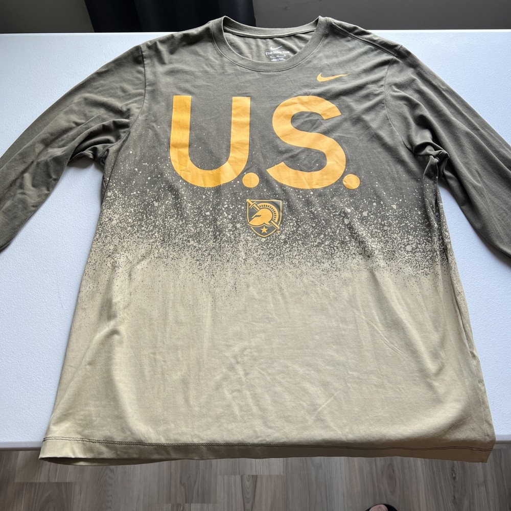 West Point Nike Long Sleeve XL 23” X 30” Shirt US Army Military Academy