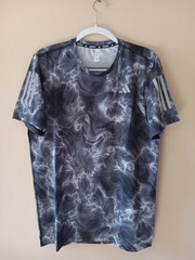 Adidas OTR AOP T-Shirt White / Black / Gray IB6394 Men’s Size Medium (Y302)