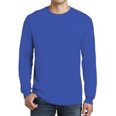 Long Crew Neck Tee 100% cotton Gildan – 5400 Royal Color Fit T-Shirt Pack 6